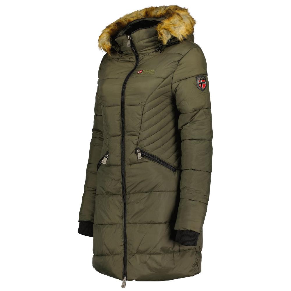Geographical Norway Geographical Norway Abeille Women's Khaki Warm Hooded Parka