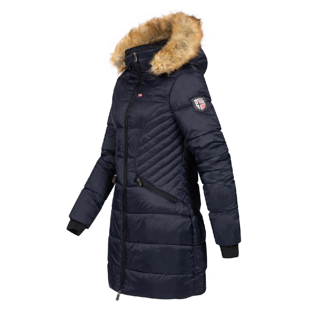 Geographical Norway Geographical Norway Abeille Women's Warm Hooded Parka Navy