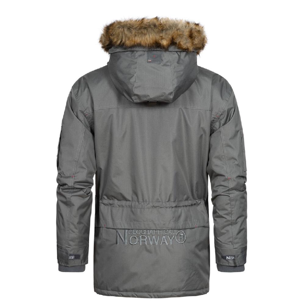 Geographical Norway Geographical Norway Abiosaure Homme - Parka Chaude à Capuche Gris Fonce