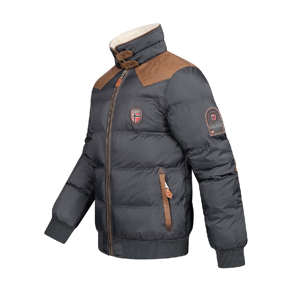Geographical Norway Geographical Norway Abramovitch Homme - Doudoune Matelassée Gris Foncé