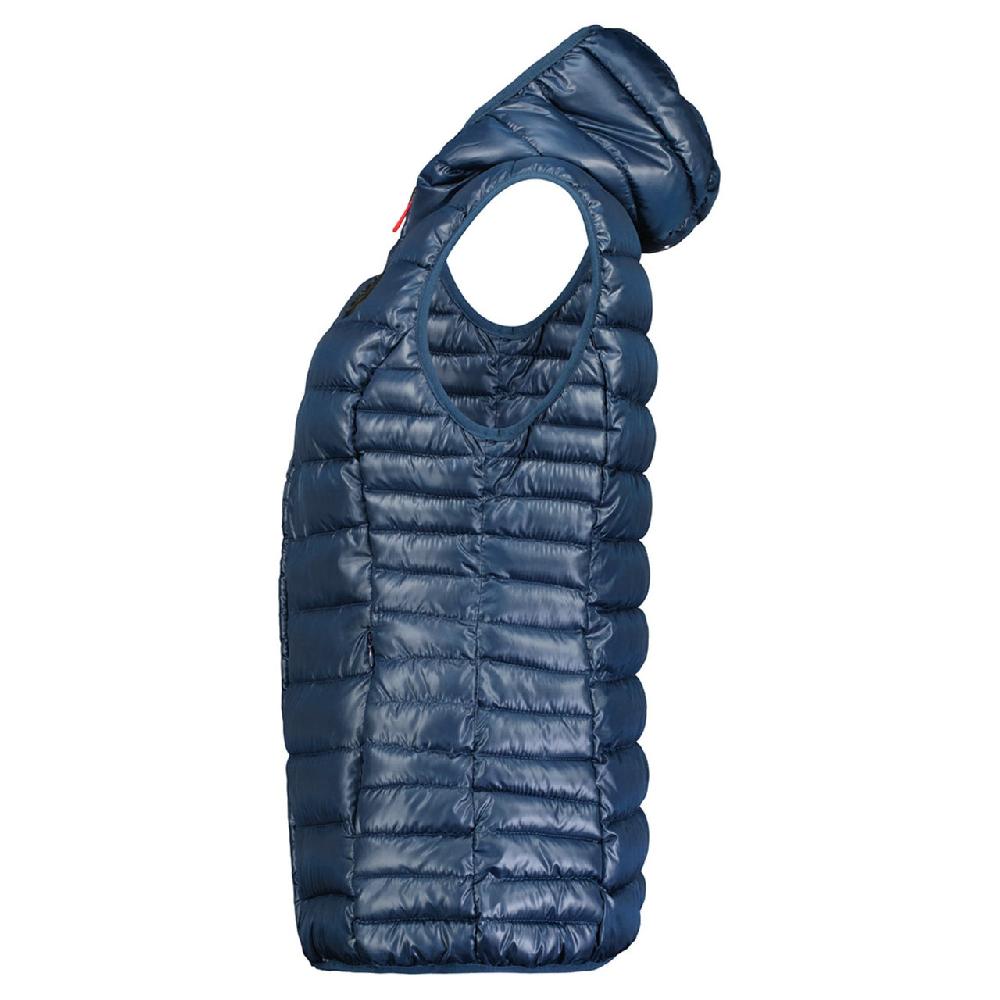 Geographical Norway Geographical Norway Annecy Vest Hood Femme - Doudoune Légère Sans Manches à Capuche Marine
