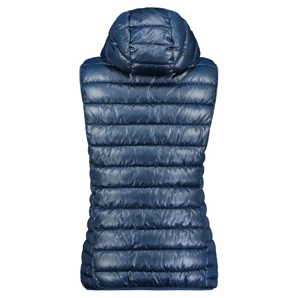 Geographical Norway Geographical Norway Annecy Vest Hood Femme - Doudoune Légère Sans Manches à Capuche Marine