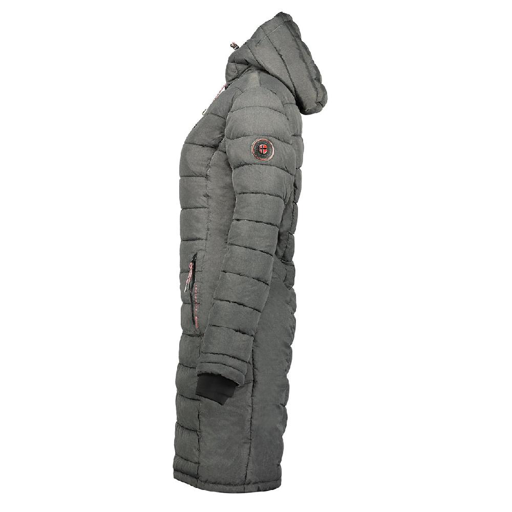 Geographical Norway Geographical Norway Aroma Femme - Blouson Long Matelassé Anthracite