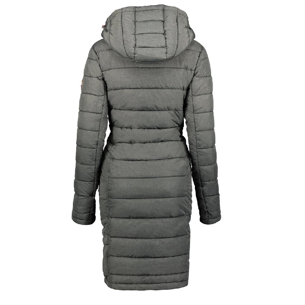 Geographical Norway Geographical Norway Aroma Femme - Blouson Long Matelassé Anthracite
