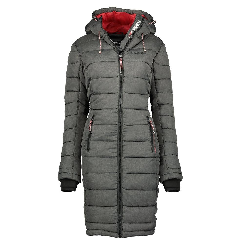 geographical norway Geographical Norway Aroma Femme - Blouson long matelassé Anthracite