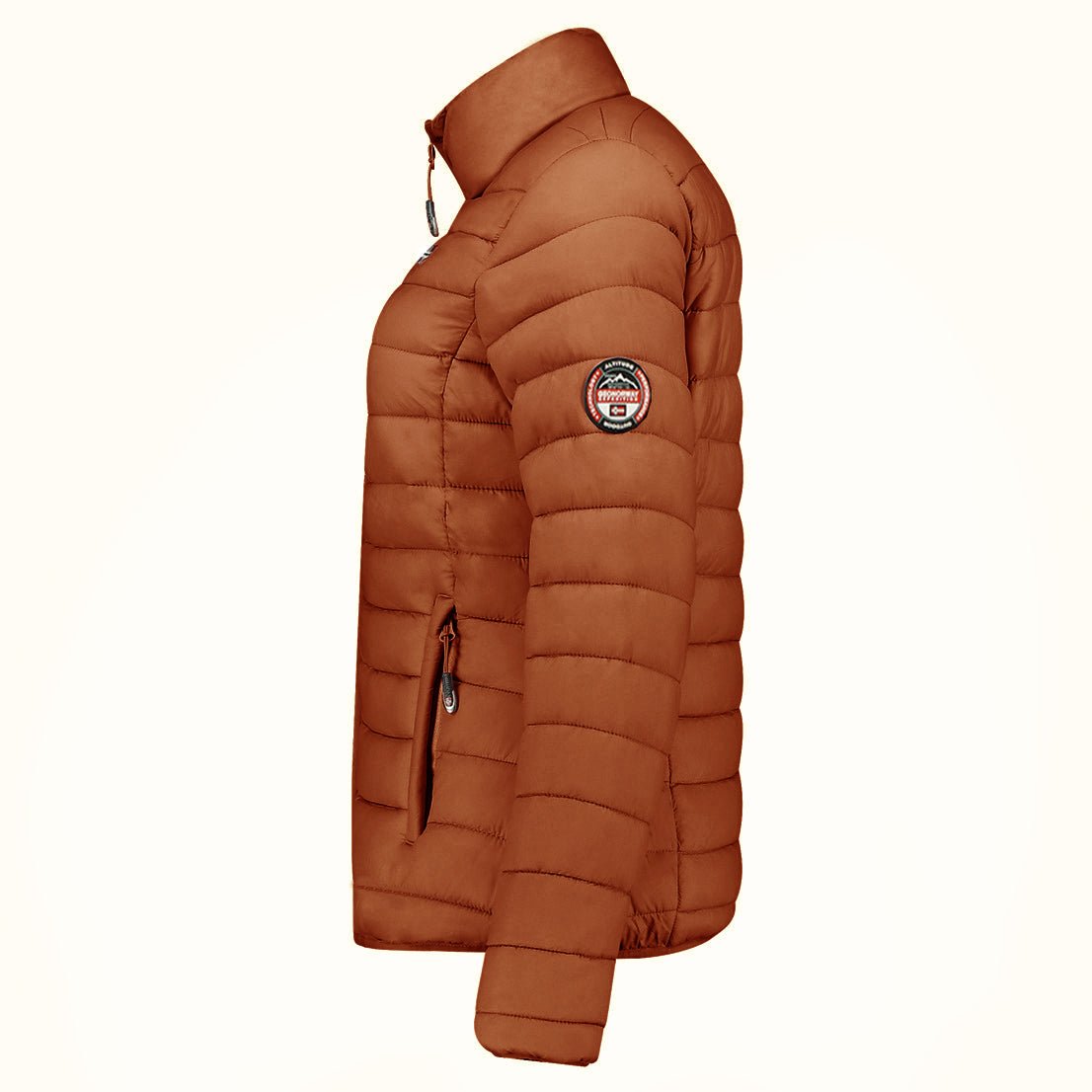 Geographical Norway Geographical Norway ATIKA Femme - Blouson Matelassé Avec Poches Camel