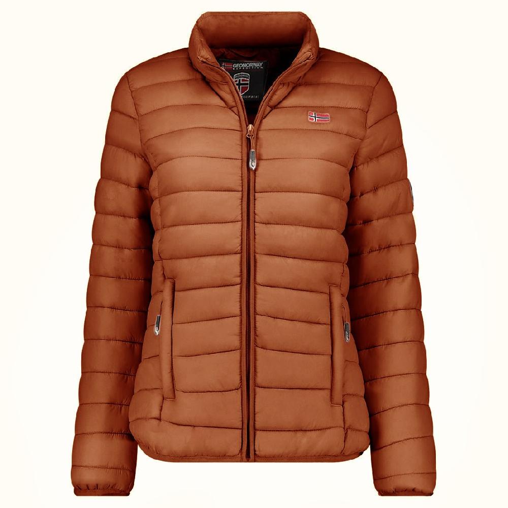 geographical norway Geographical Norway ATIKA Femme - Blouson Matelassé avec Poches Camel
