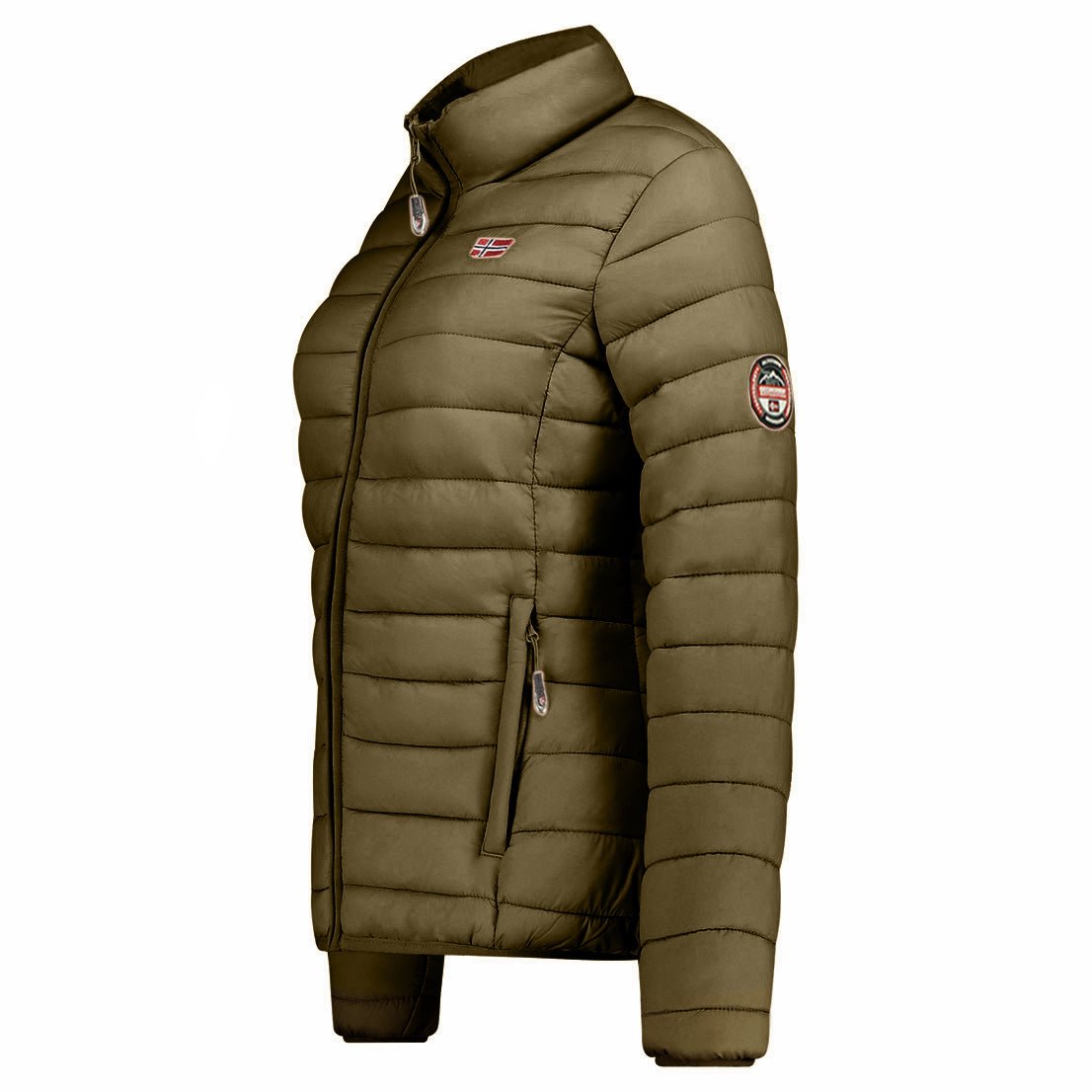 Geographical Norway Geographical Norway ATIKA Femme - Blouson Matelassé Avec Poches Kaki