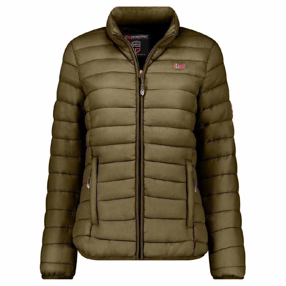 geographical norway Geographical Norway ATIKA Femme - Blouson Matelassé avec Poches Kaki