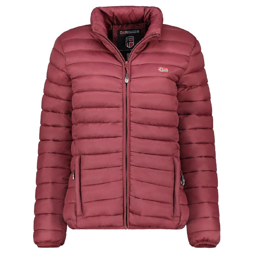 geographical norway Geographical Norway ATIKA Femme - Blouson Matelassé avec Poches Bordeaux