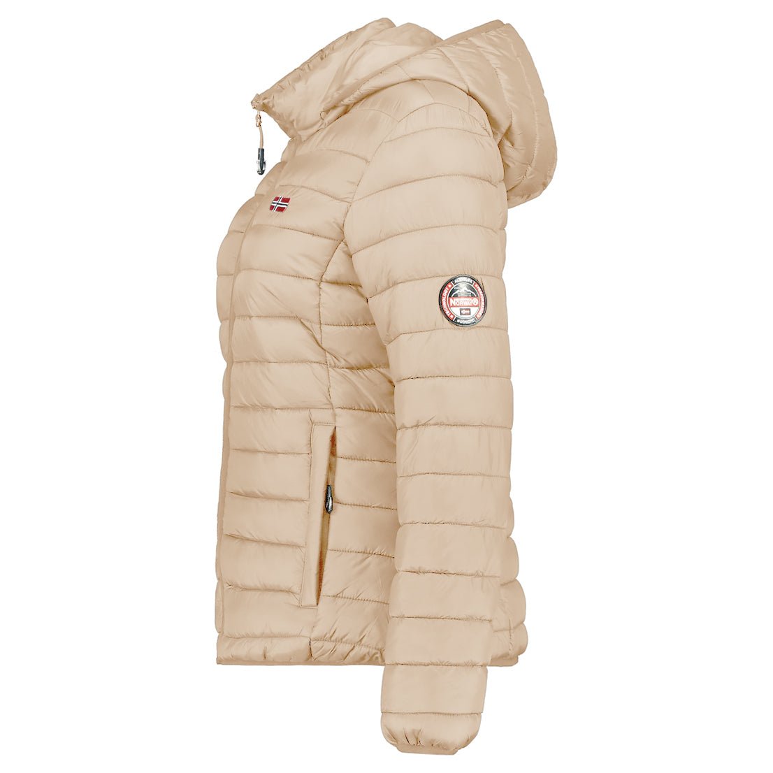 Geographical Norway Geographical Norway ATIKA HOOD Femme - Blouson Matelassé Avec Poches Beuge