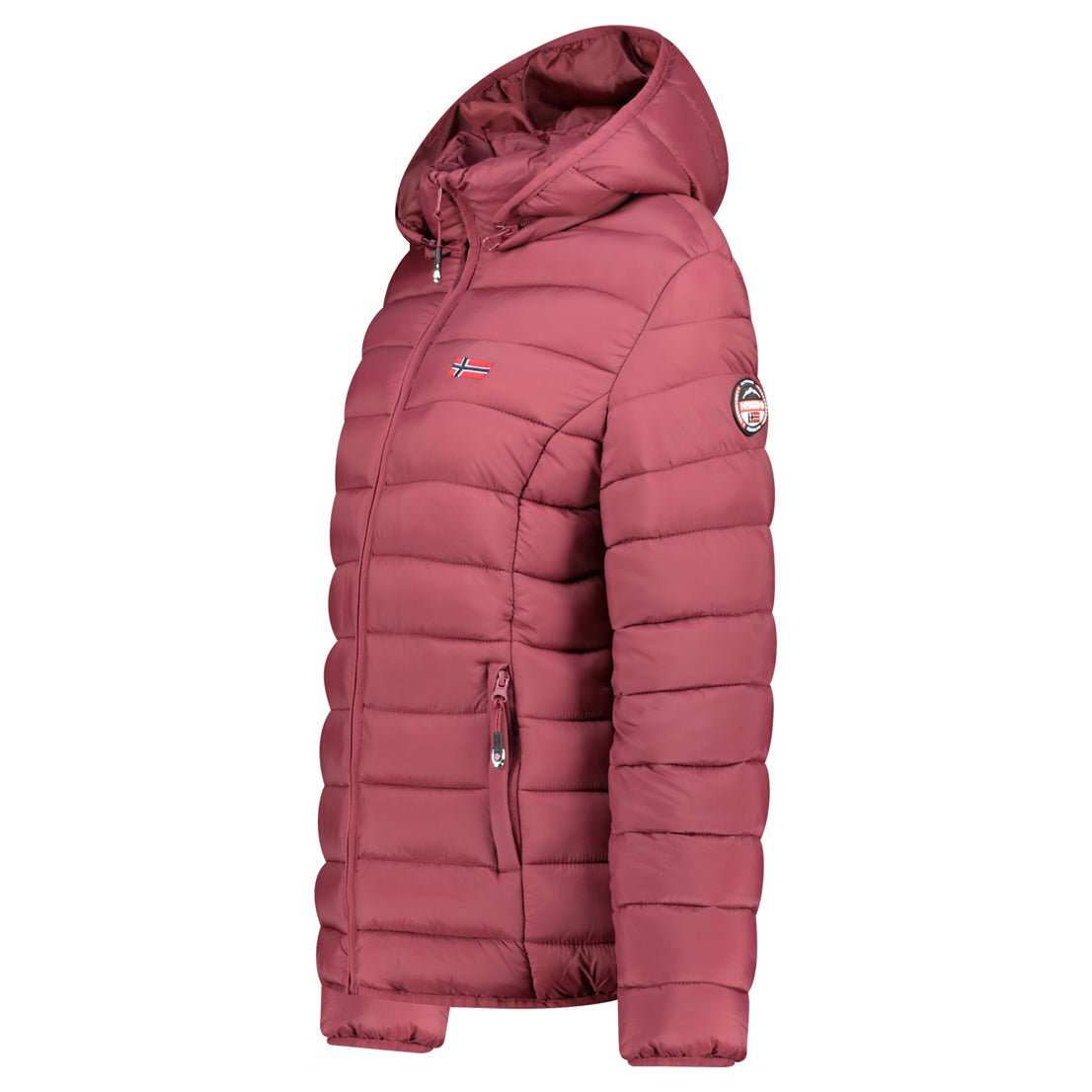Geographical Norway Geographical Norway ATIKA HOOD Femme - Blouson Matelassé Avec Poches Bordeaux
