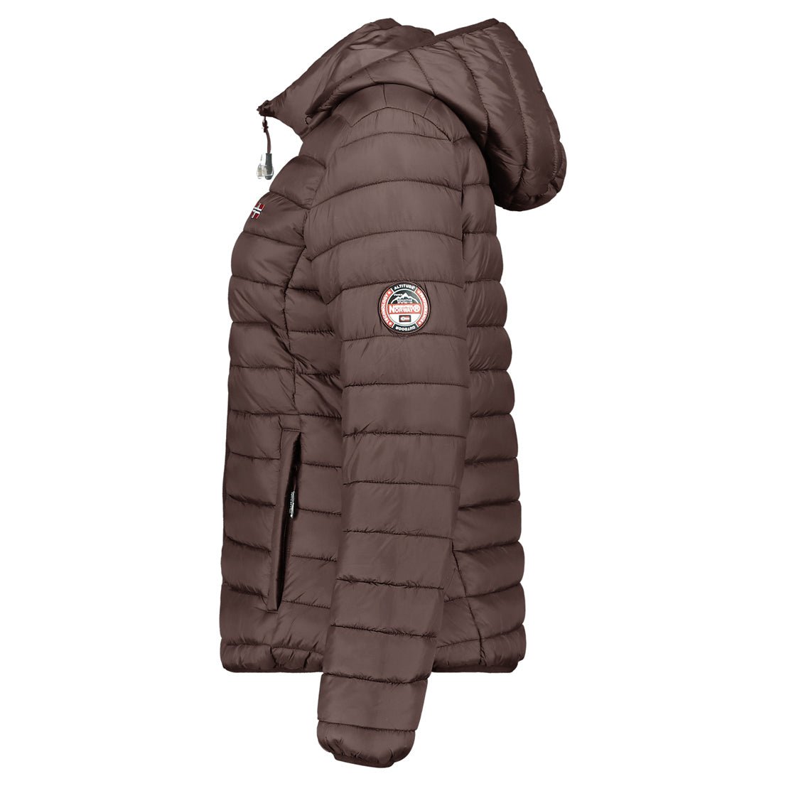Geographical Norway Geographical Norway ATIKA HOOD Femme - Blouson Matelassé Avec Poches Marron