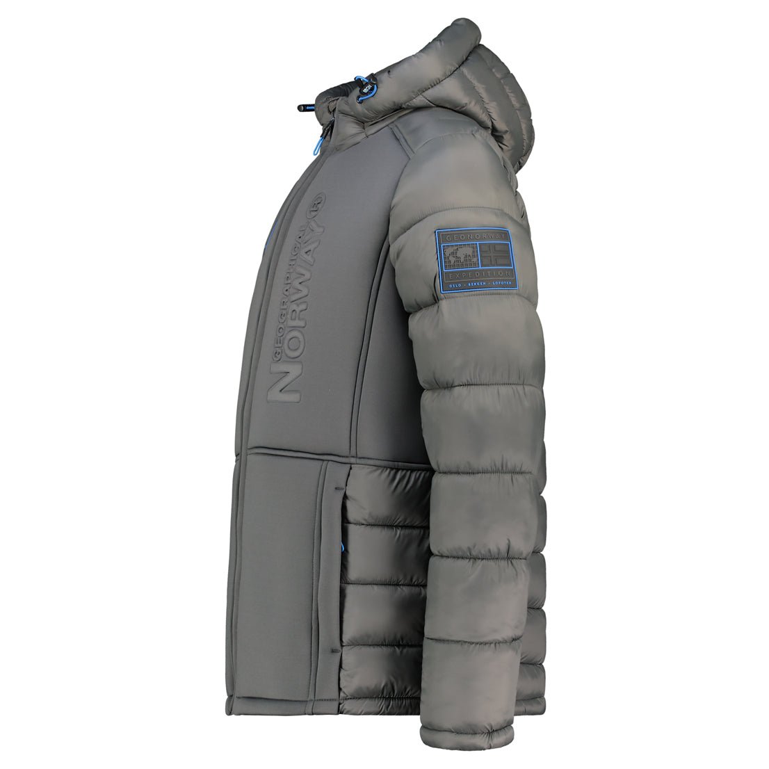 Geographical Norway Geographical Norway Bafare Homme - Parka à Capuche Gris Fonce