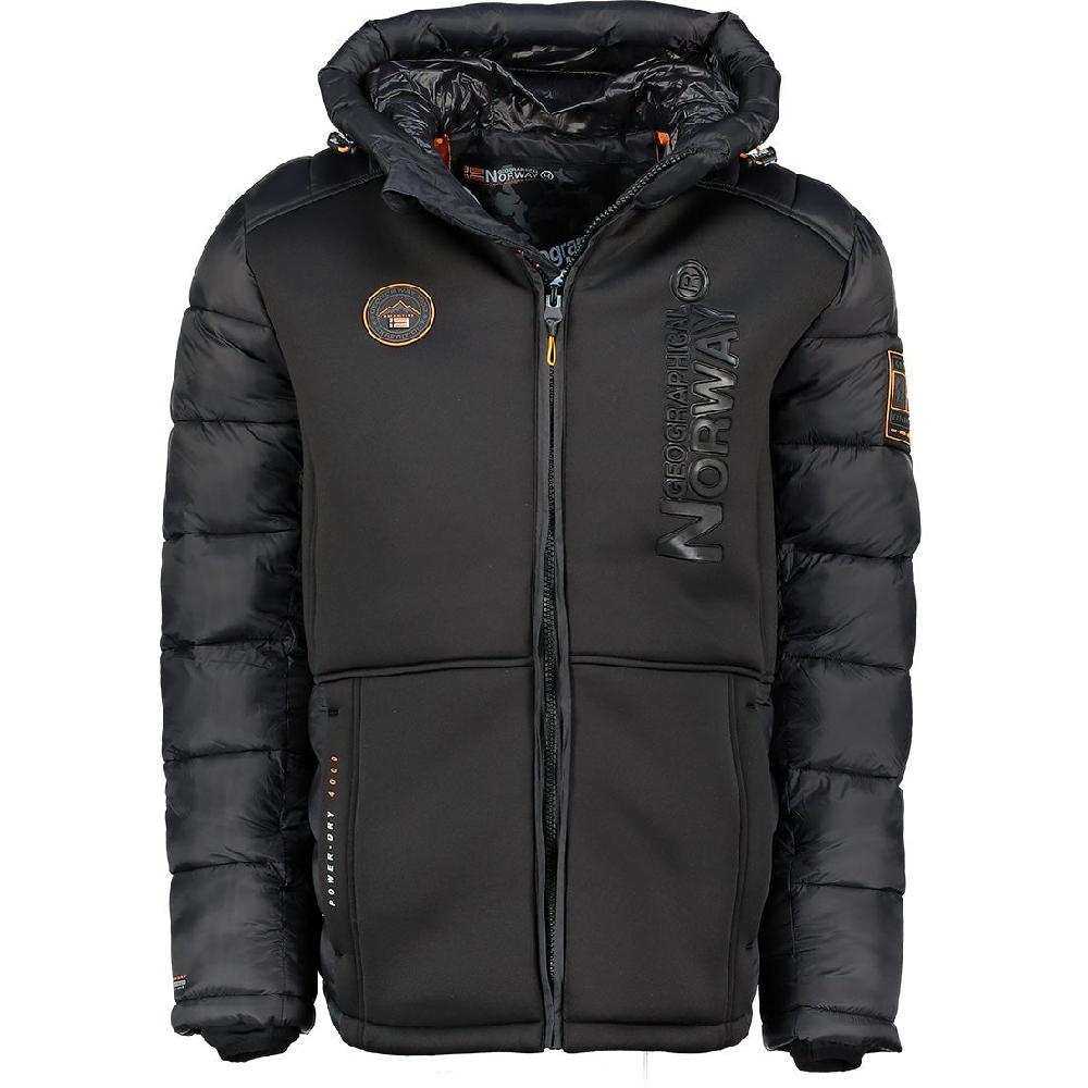 geographical norway Geographical Norway Bafare Homme - Parka à Capuche Noir