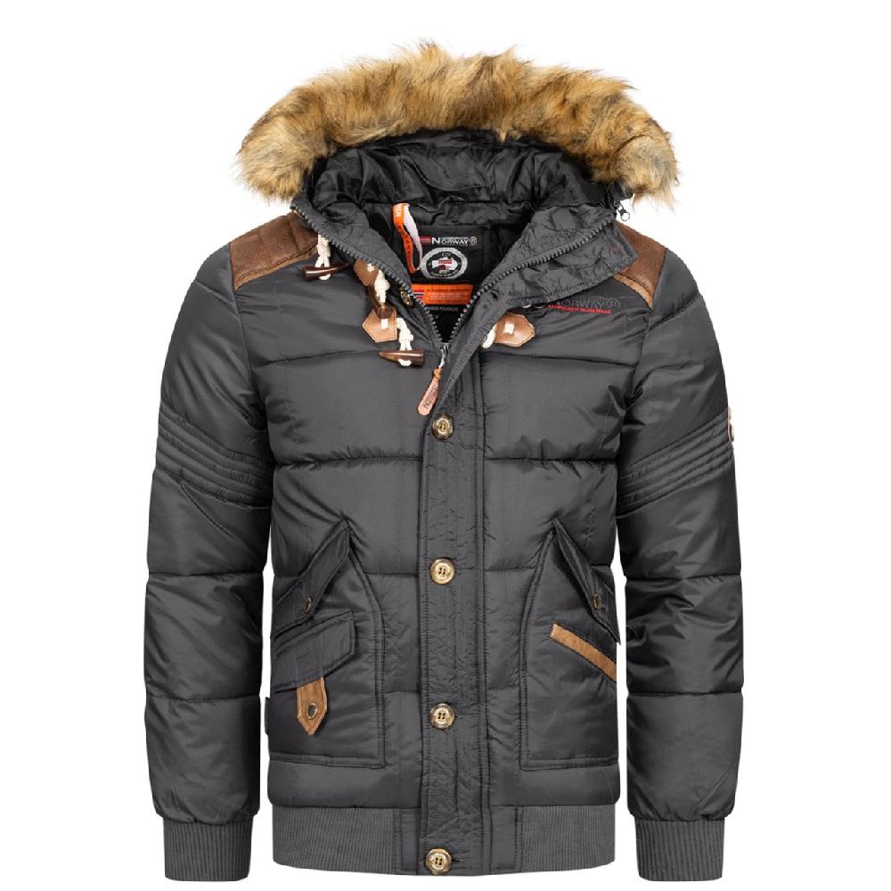 Geographical Norway Geographical Norway Belphegore Homme - Doudoune Matelassée Gris Foncé