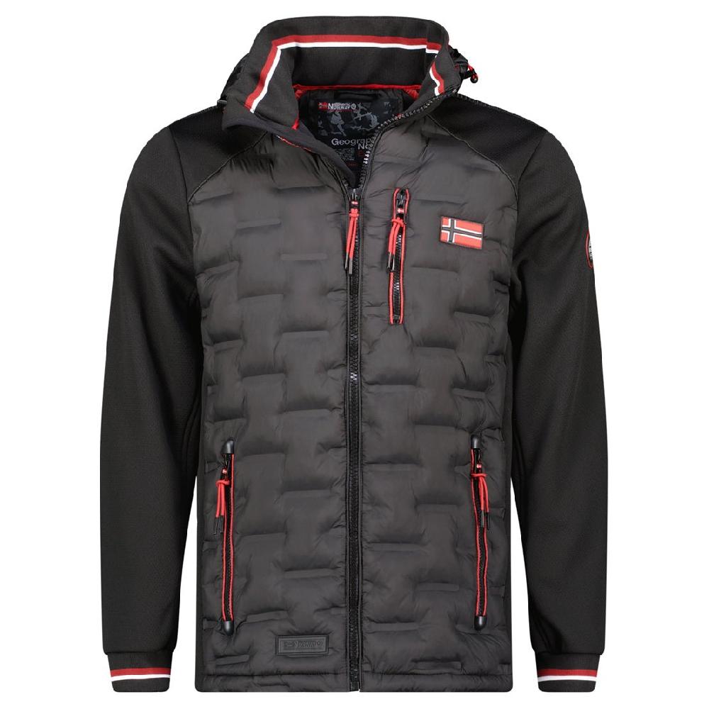 geographical norway Geographical Norway Betom Homme - Parka bi-matière Noir