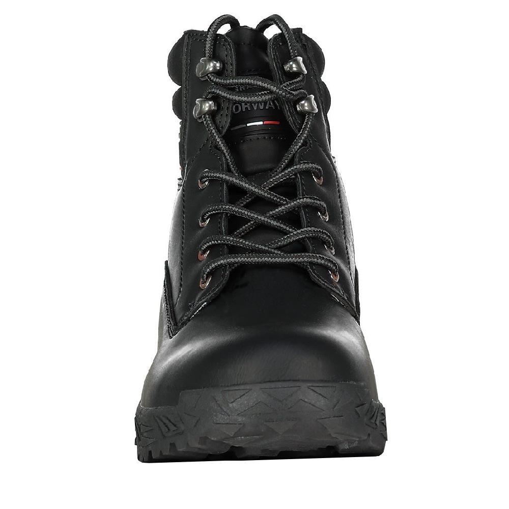 Geographical Norway Geographical Norway OCLARC Homme - Chaussures De Trekking Montantes à Lacets Confort Et Résistance Noir