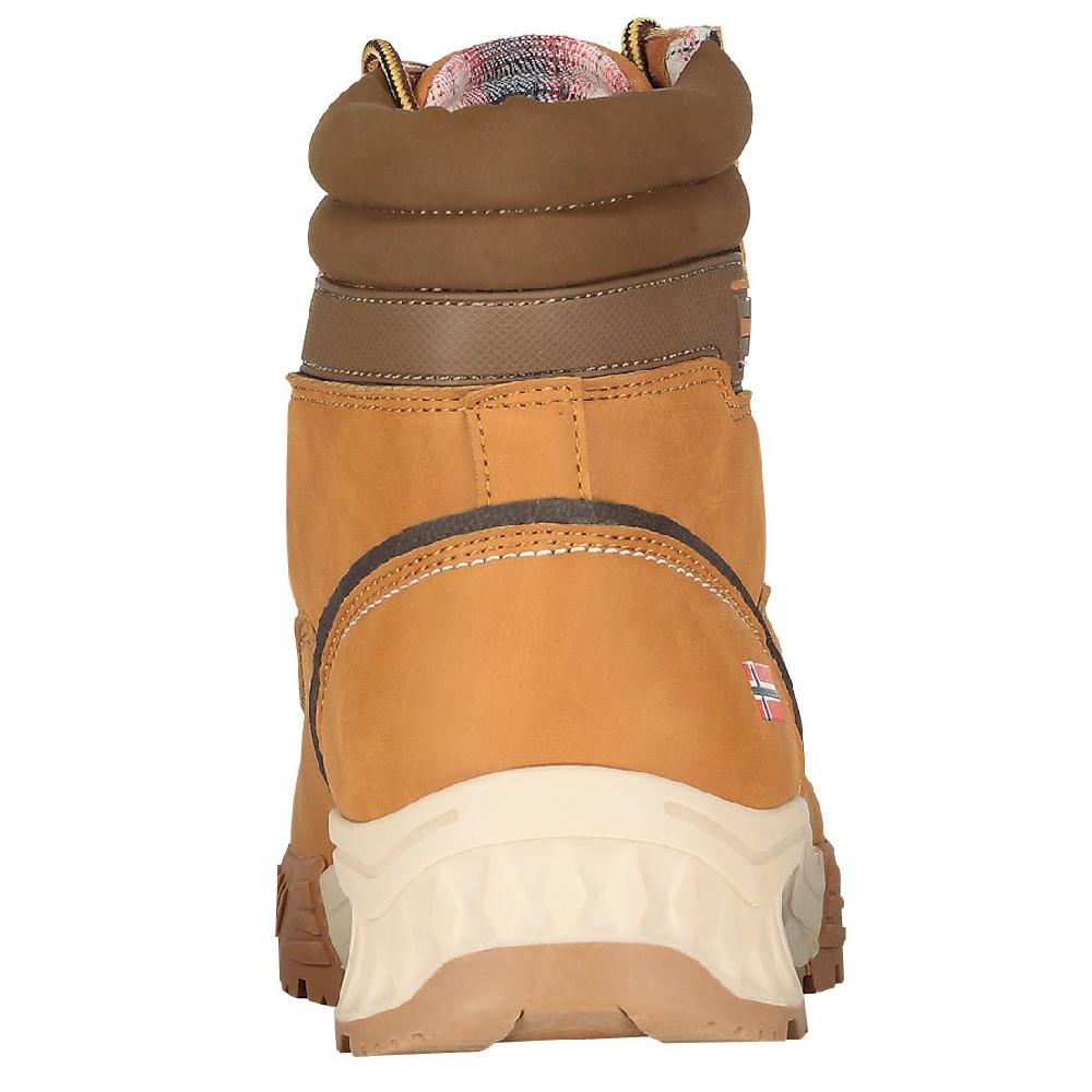 Geographical Norway Geographical Norway OCLARC Homme - Chaussures De Trekking Montantes à Lacets Confort Et Résistance Camel
