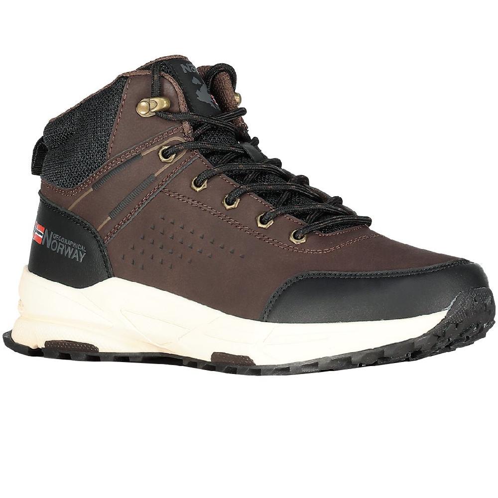 geographical norway Geographical Norway OFORET Homme - Chaussures de Trekking Basses Marron