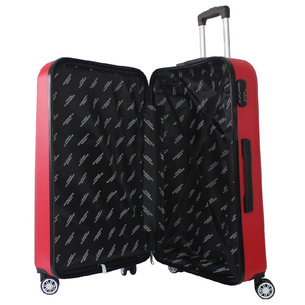 Geographical Norway Geographical Norway SACRAMENTO – Lot De 3 Valises Rigides Rouge