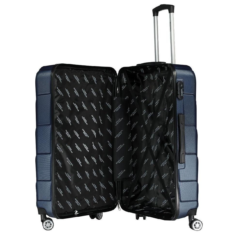 Geographical Norway Geographical Norway SALAMANQUE – Lot De 3 Valises Rigides Marine