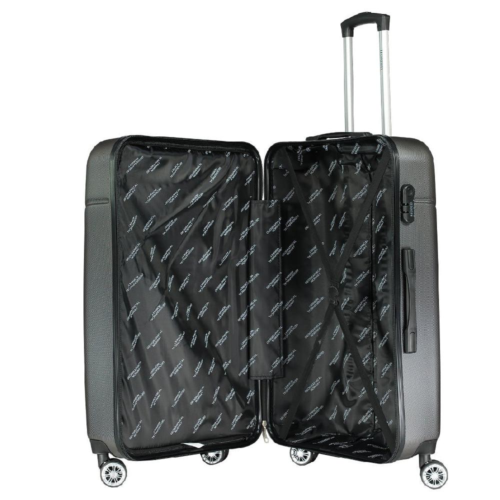 Geographical Norway Geographical Norway SANDIEGO – Lot De 3 Valises Rigides Gris Fonce
