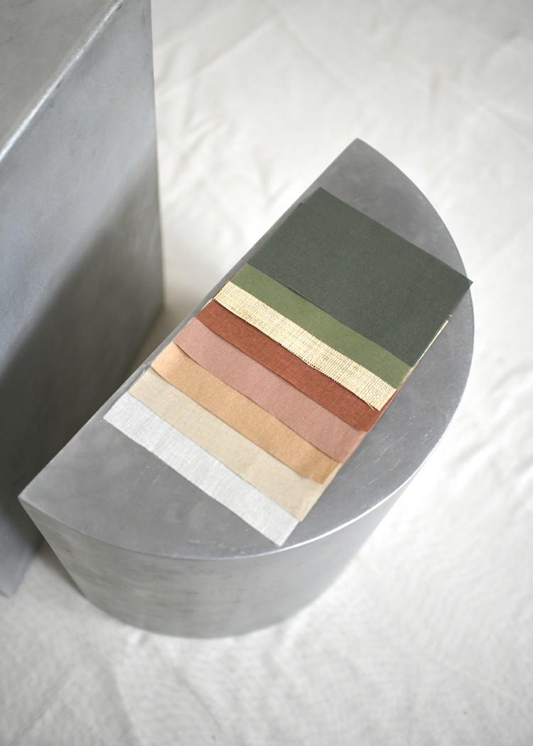 georges Échantillons tissus Pales Graminées Paravents