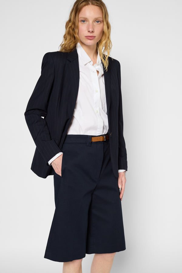 Gerard Darel Bermuda Long En Coton à Ceinture - LEONOR
