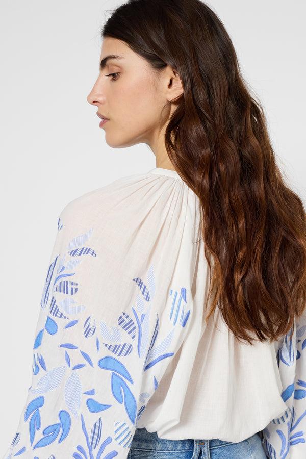 Gerard Darel Blouse Patchwork En Voile De Coton - UTESA