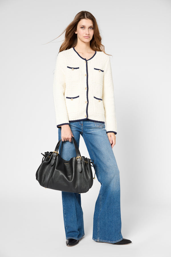 Gerard Darel Cardigan En Coton Et Boutons Gravés - JOVIE
