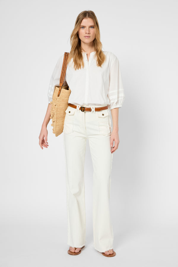 Gerard Darel Chemise En Coton Et Manches à Plis - GIULIETTA