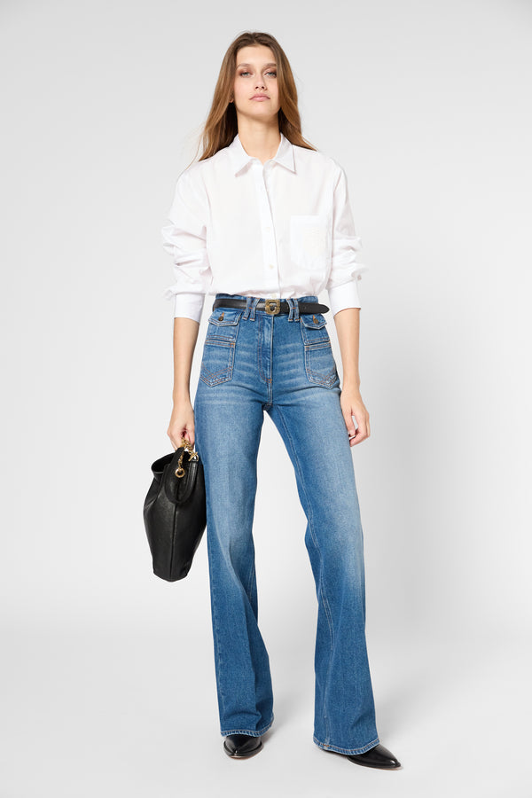 Gerard Darel Chemise En Popeline à Blason Brodé - UDRIA