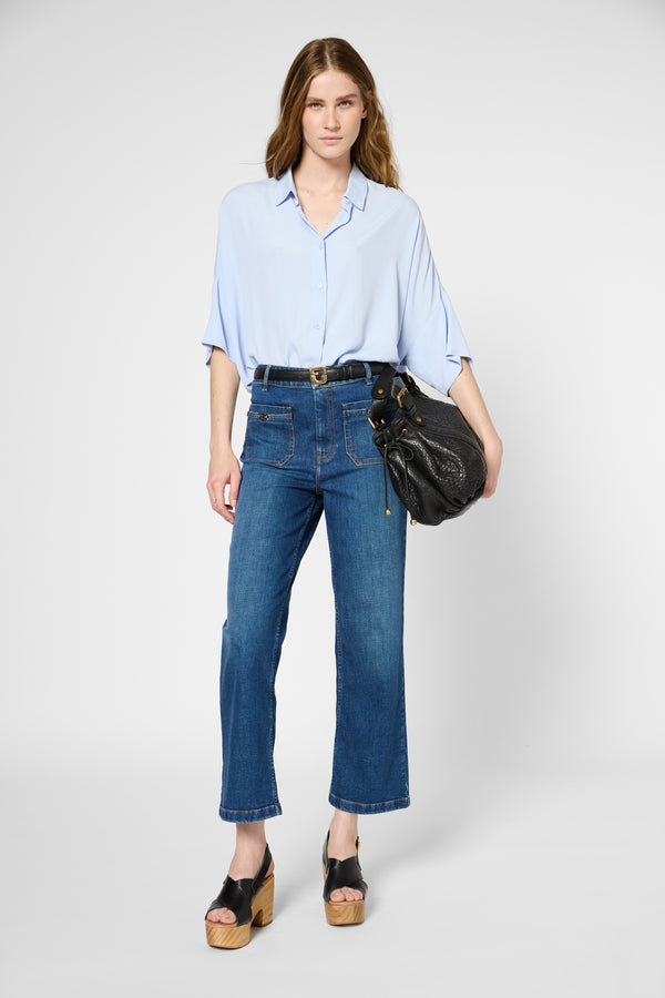 Gerard Darel Chemise Fluide à Manches Courtes - UVANIE