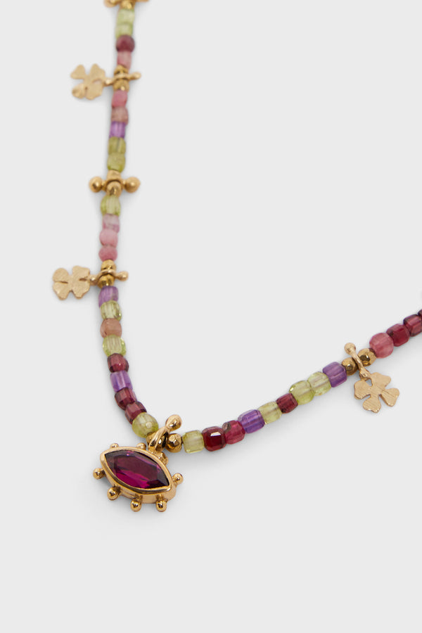 gerard darel Collier spinelle perifot à charm oeil - FOXY