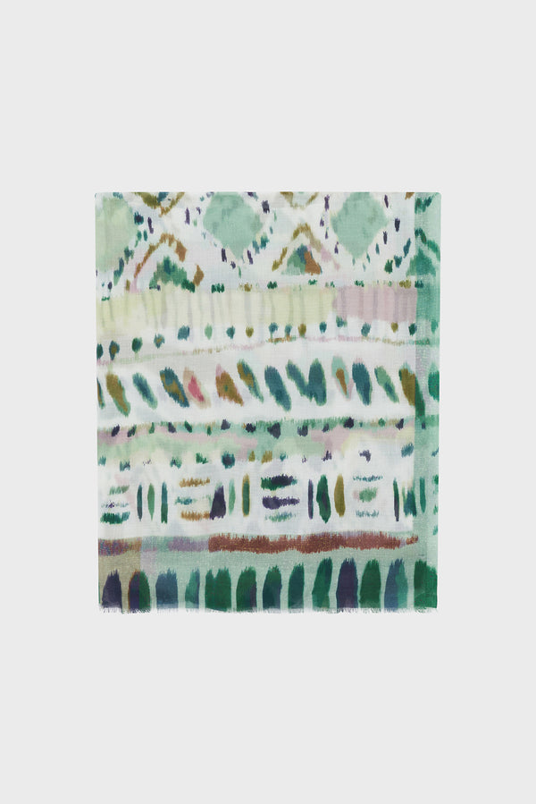 gerard darel Foulard imprimé en modal et soie - ORIANNE