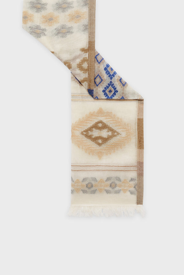 Gerard Darel Foulard Imprimé Et Brodé En Coton - OLGA