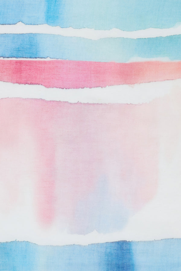 Gerard Darel Foulard Multicolore En Coton Modal Et Lin - ODELIA