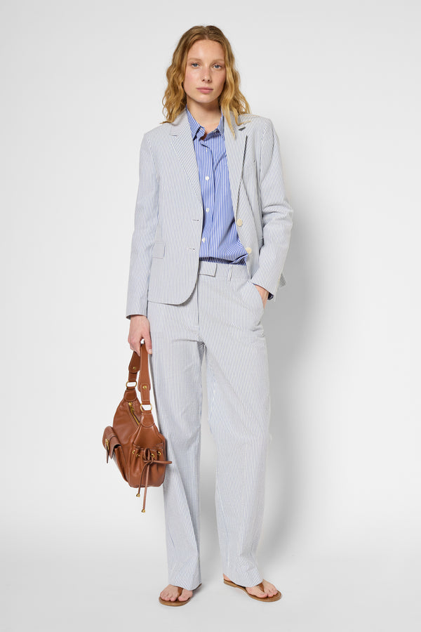 Gerard Darel Blazer En Coton à Rayures - RIVELLE
