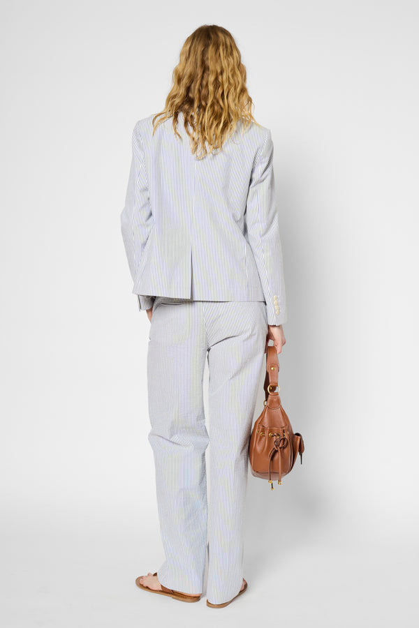 Gerard Darel Blazer En Coton à Rayures - RIVELLE