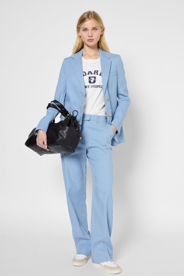 Gerard Darel Blazer En Lin Et Coton - ROSETTE