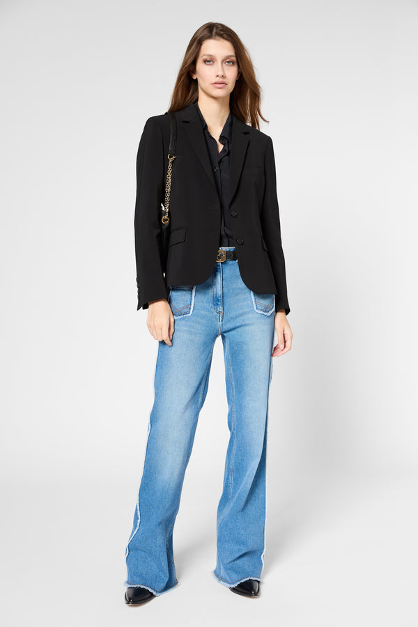 Gerard Darel Blazer En Microfibre - ROMEA