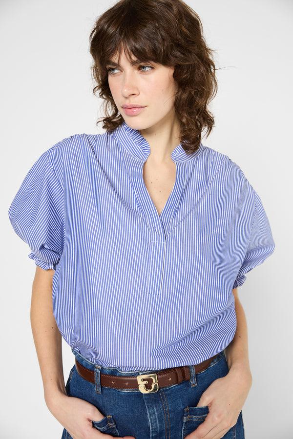 gerard darel Blouse en popeline rayée - ULIANE