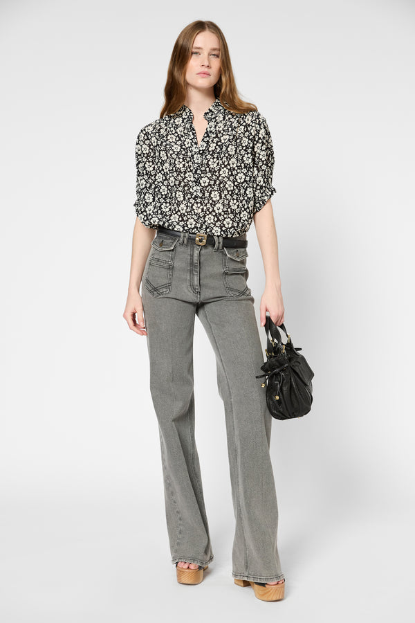 Gerard Darel Blouse Fluide à Fleurs - URENE