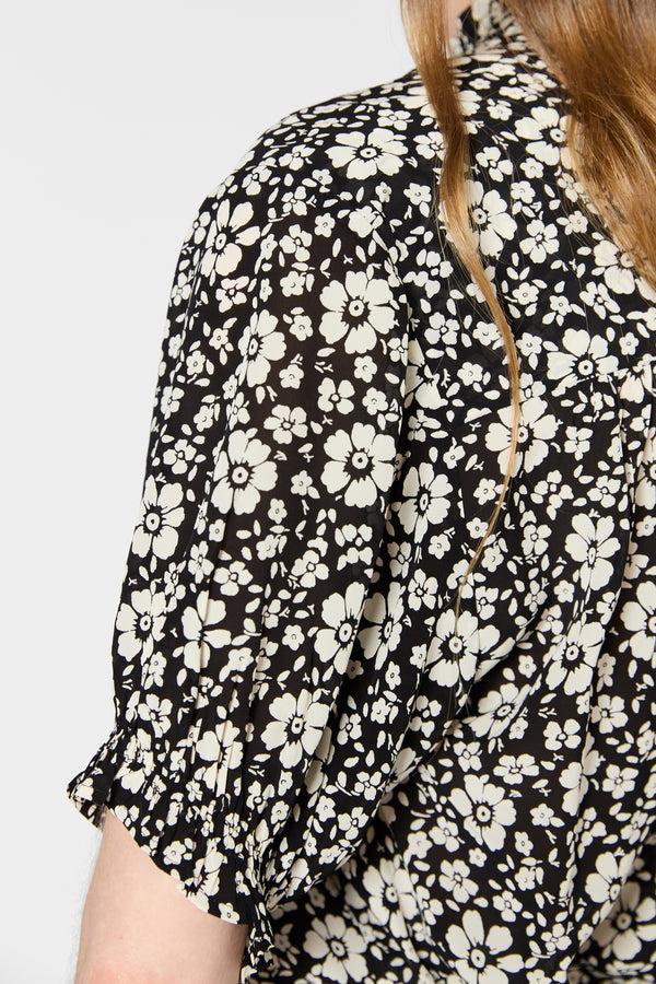 Gerard Darel Blouse Fluide à Fleurs - URENE