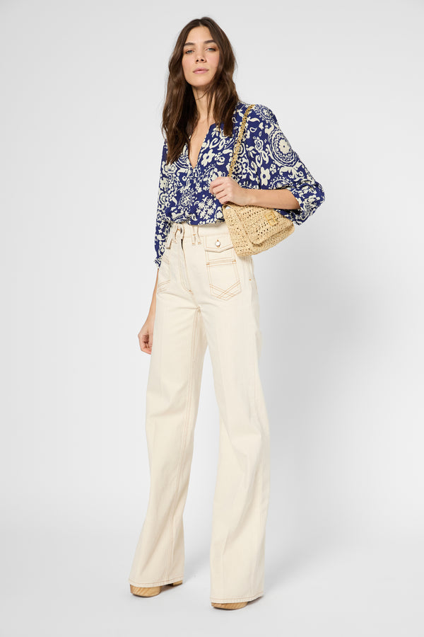 Gerard Darel Blouse Fluide Imprimée - UBELIA