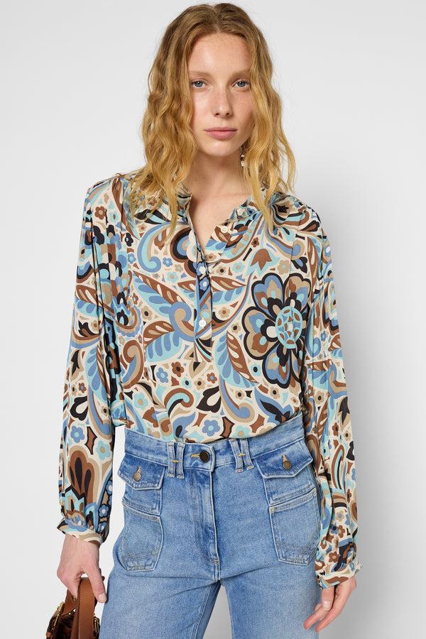 Gerard Darel Blouse Imprimé Floral - URCELIA