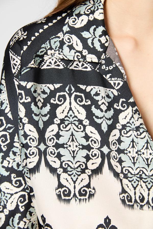 Gerard Darel Blouse Imprimée à Col Chemise - URNA