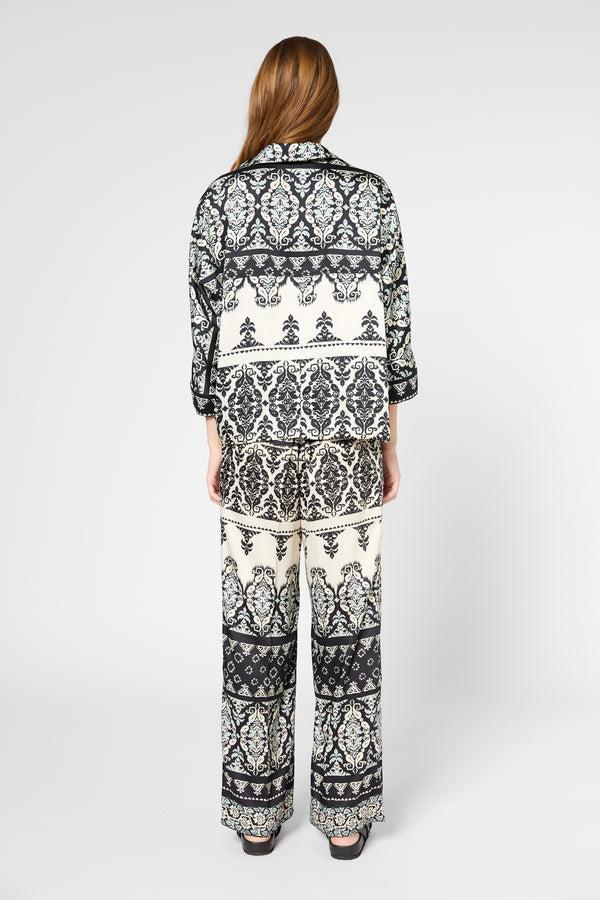 Gerard Darel Blouse Imprimée à Col Chemise - URNA