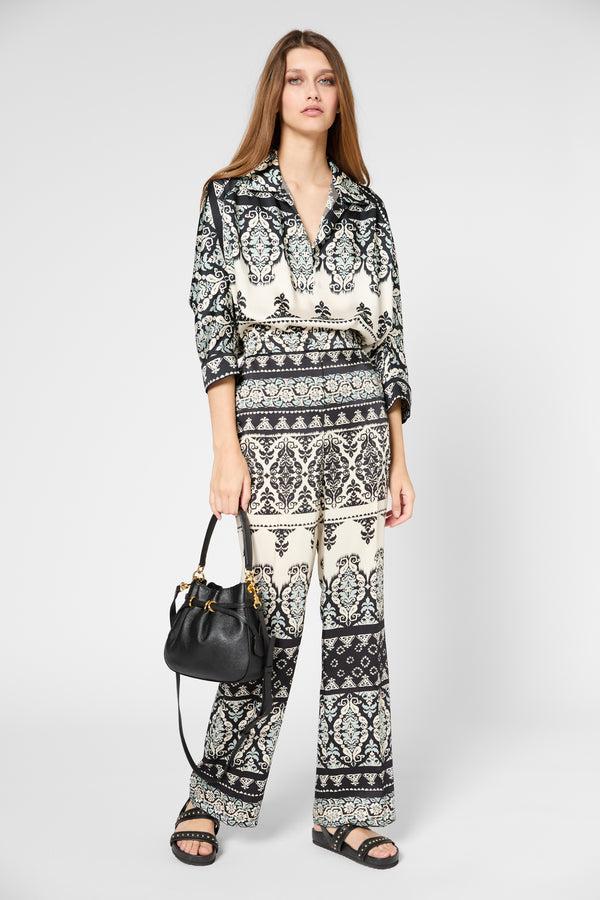 gerard darel Blouse imprimée à col chemise - URNA